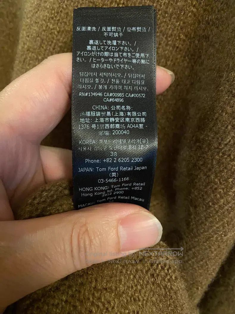Tom Ford Tom Ford Cashmere and silk blend knit sweater coat Size US L / EU 52-54 / 3 - 7 Thumbnail