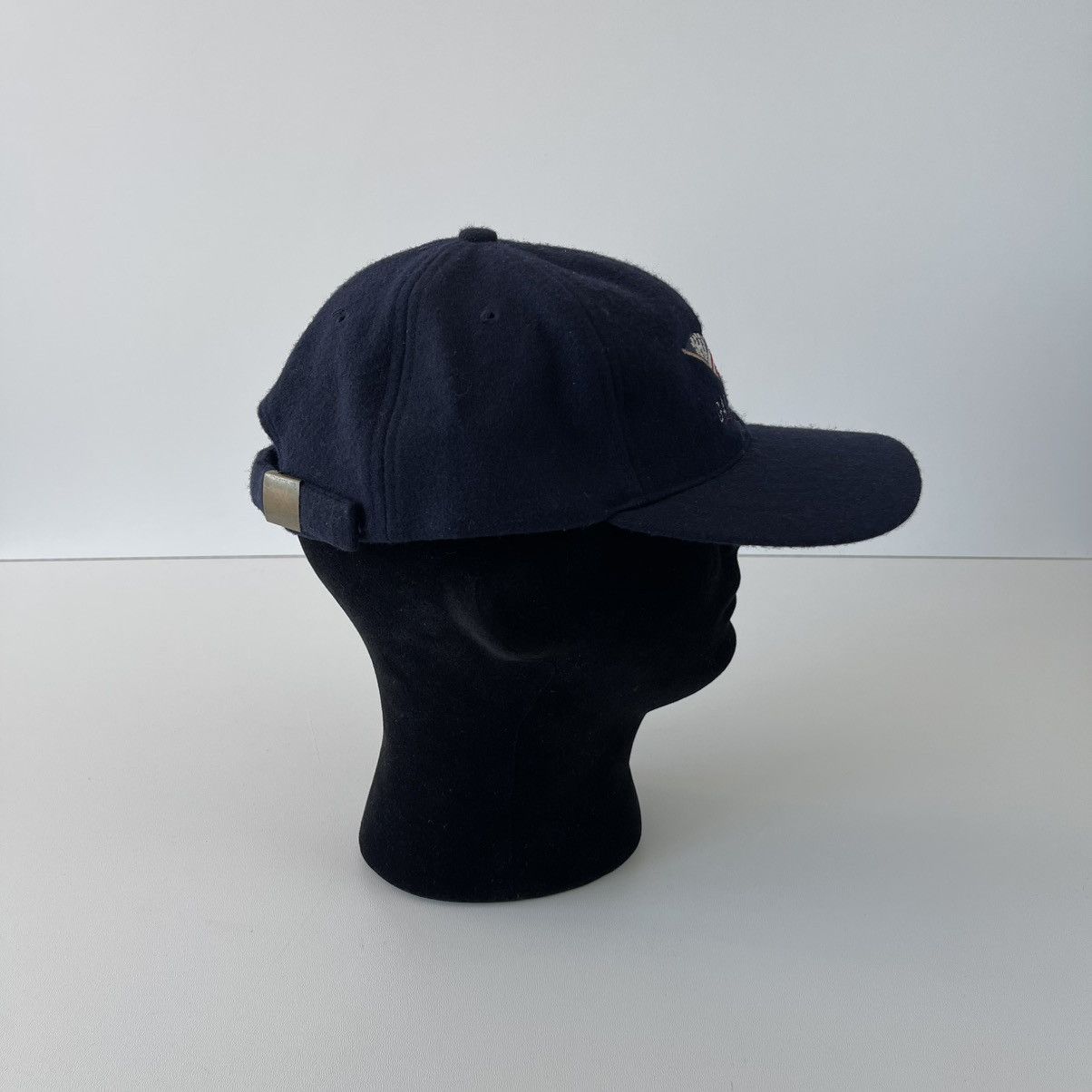 Gant Gant USA US-12 Vintage Wool Baseball Cap Blue Size ONE SIZE - 4 Thumbnail