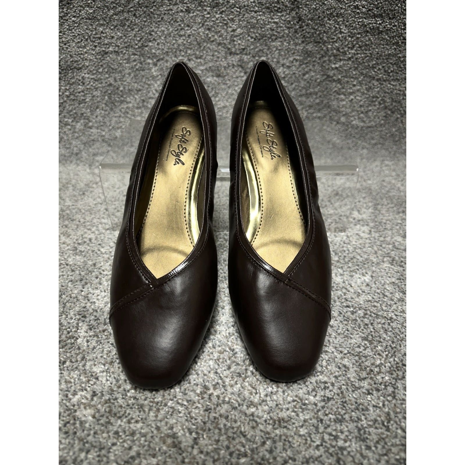 Hush Puppies Hush Puppies Pumps Size 9.5 Women Pump Brown Dark Academia 90s Y2K Square Chunky Heel Block Heel Womens Size US 10 / IT 40 - 5 Thumbnail
