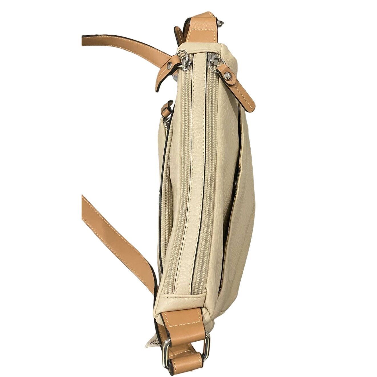 Other NWT Giani Bernini Pebble Hobo Ivory With Silver Size ONE SIZE - 6 Thumbnail