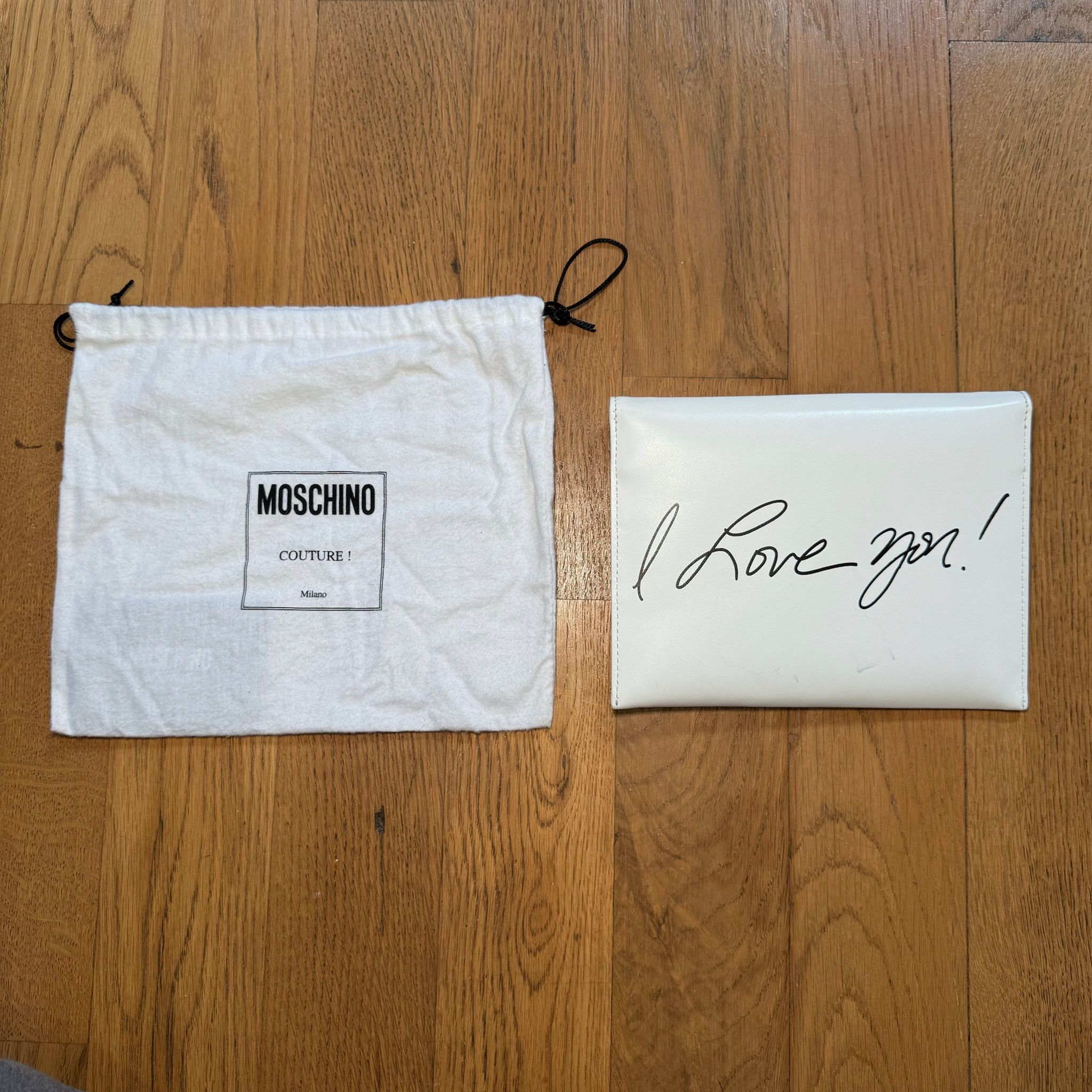 Jeremy Scott × Moschino Moschino I Love You Clutch Size ONE SIZE - 2 Thumbnail