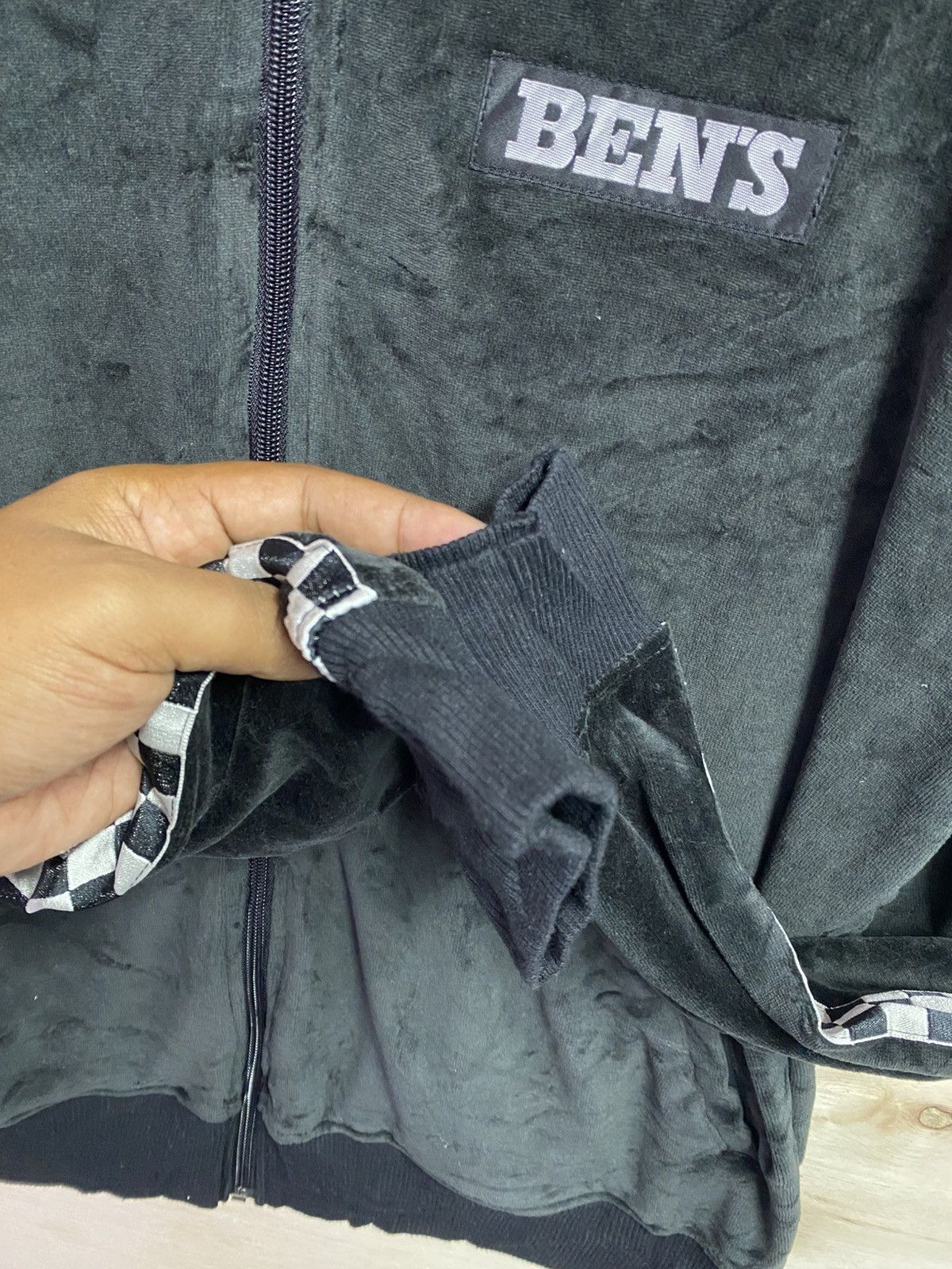 Ben Davis Ben Davis velvet zipper ups jacket Size US L / EU 52-54 / 3 - 4 Thumbnail