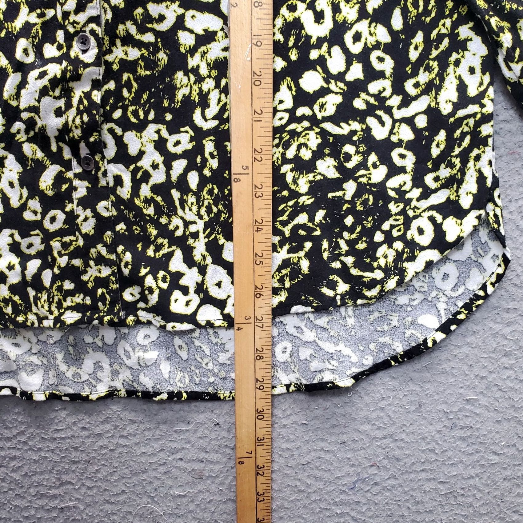 Vintage Rock & Republic Shirt Womens XL Multi Geometric Roll Tab Sleeve Collar Button Up Size XL / US 12-14 / IT 48-50 - 3 Thumbnail
