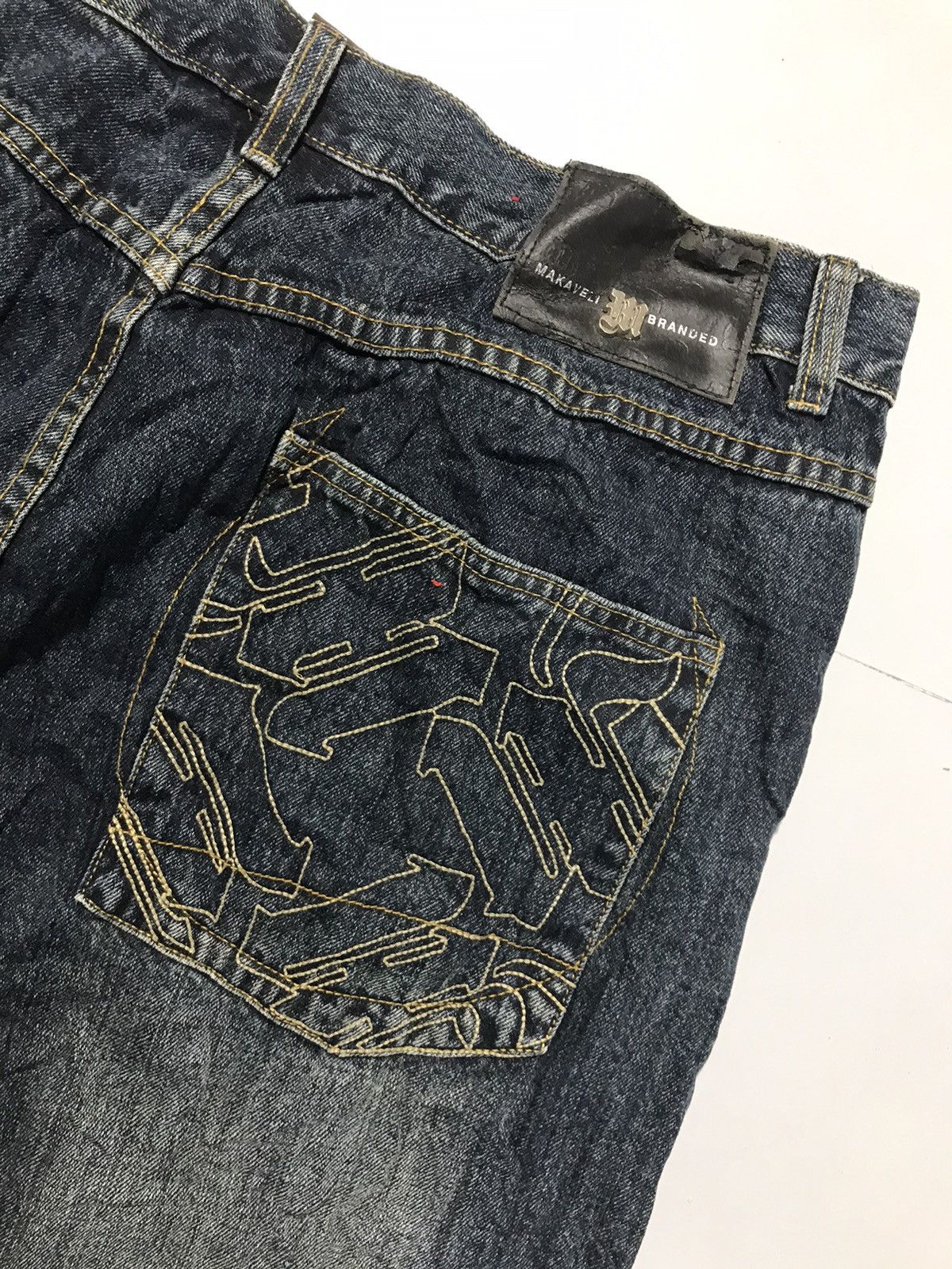 Makaveli Vintage makeveli thread embroidered denim Size US 36 / EU 52 - 11 Thumbnail