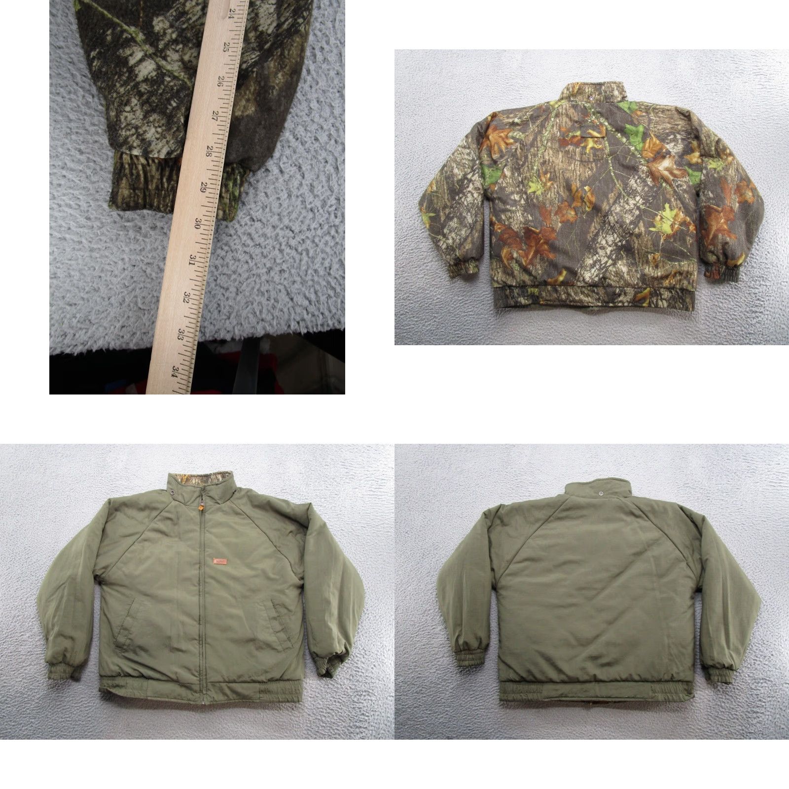 Vintage VINTAGE Woolrich Mens Mossy Oak Camo Reversible Hunting Jacket Size L Size US L / EU 52-54 / 3 - 8 Thumbnail