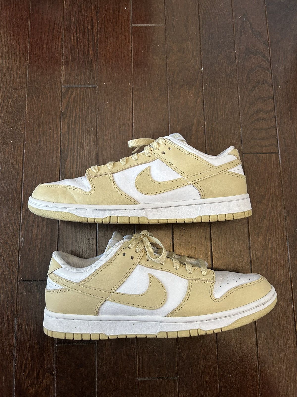 Nike Nike Dunk Low ‘Team Gold and White’ Size US 10 / EU 43 - 1 Thumbnail