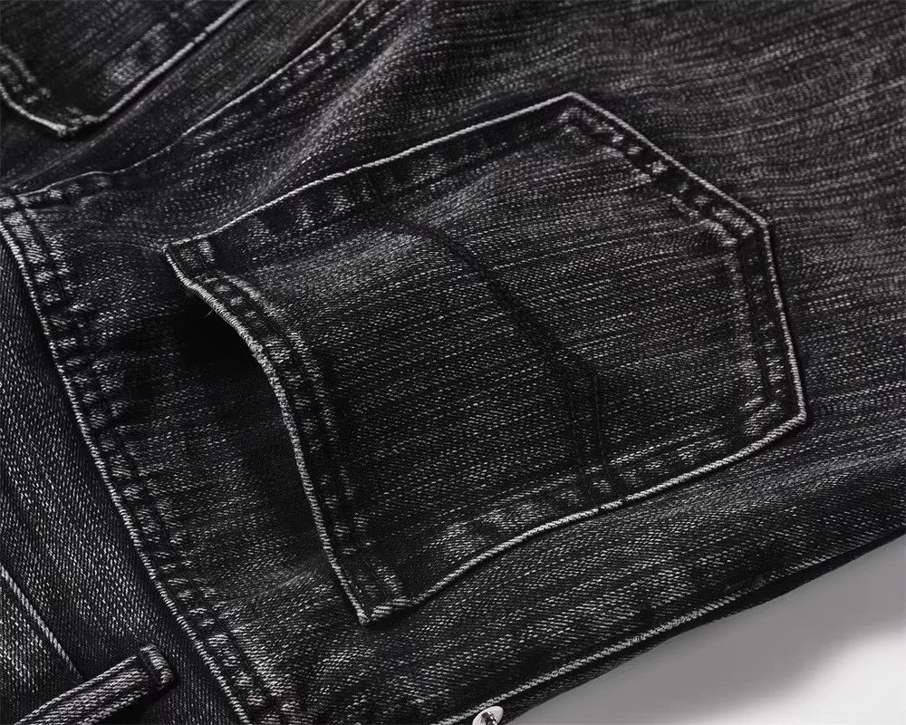 Japanese Brand × Vintage Men's hippie flared trendy distressed washed jeans Size US 32 / EU 48 - 6 Thumbnail