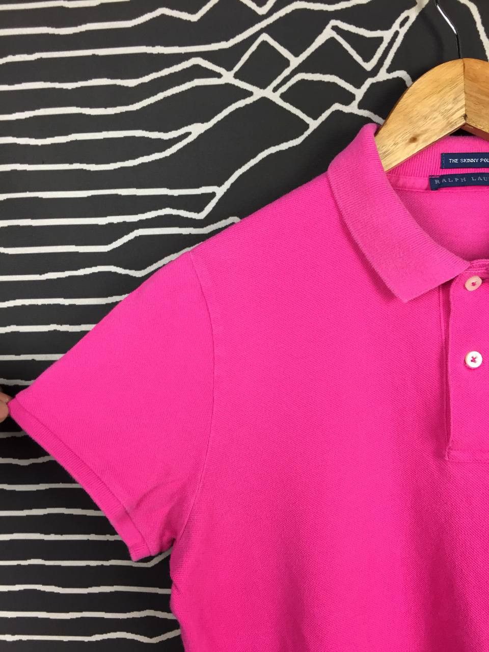 Ralph Lauren Vtg Ralph Lauren Pony Logo The Skinny Polo Shirt Size L / US 10 / IT 46 - 4 Thumbnail