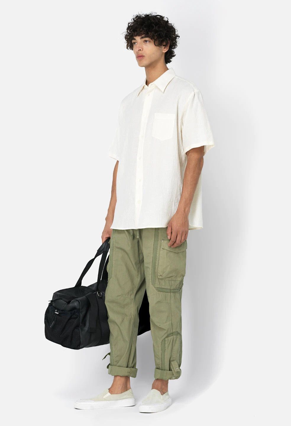 John Elliott John Elliott SS Cloak Button Up Salt Size US M / EU 48-50 / 2 - 1 Thumbnail