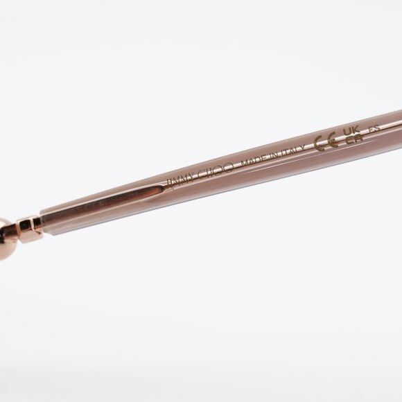 Jimmy Choo Jimmy Choo JC377 0Y9A 00 Eyeglasses Pearlized Nude 53mm Size ONE SIZE - 7 Thumbnail