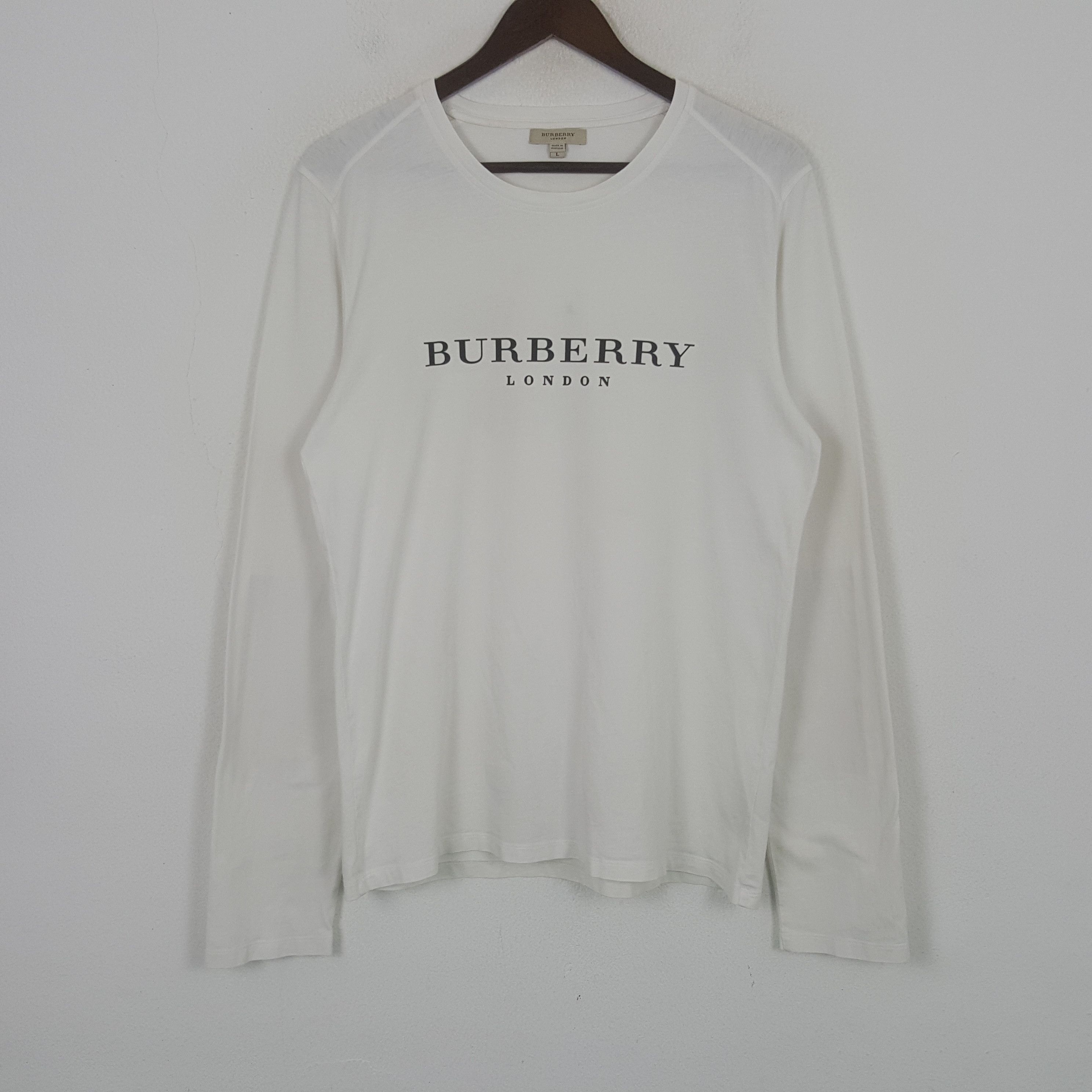 Burberry Burberry London Custom Spell Out Nova Check Patch Tshirt Size US M / EU 48-50 / 2 - 1 Thumbnail