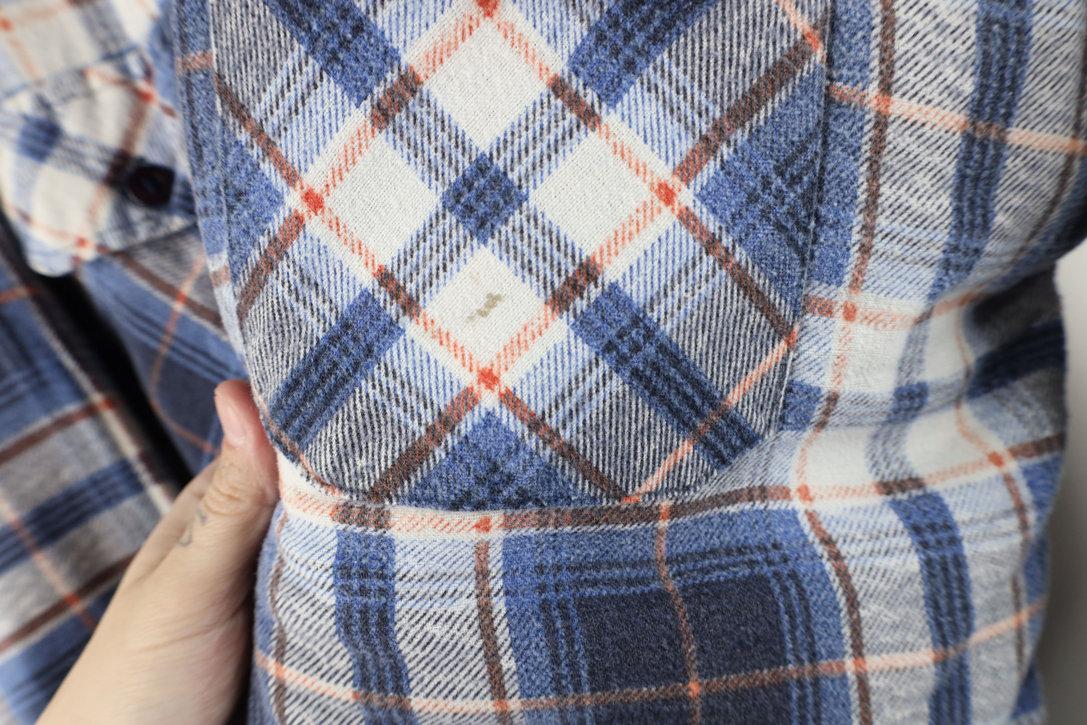 Vintage Vintage 70s Streetwear Quilted Flannel Button Shirt Jacket Size US L / EU 52-54 / 3 - 5 Thumbnail