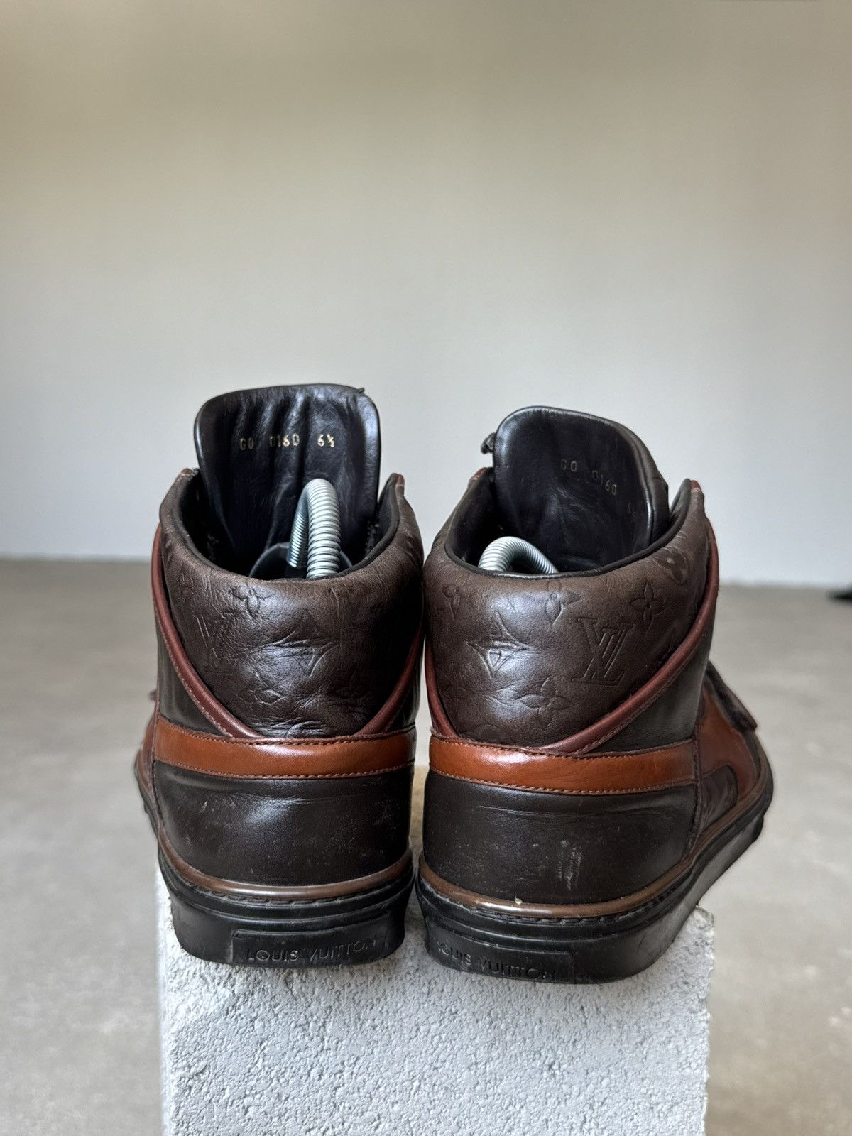 Louis Vuitton Louis Vuitton Archive Monogram High Top Sneakers Size US 7.5 / EU 40-41 - 7 Thumbnail
