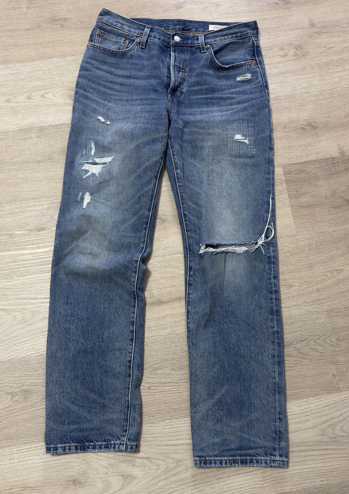 Levi's Vintage Clothing Vintage Levis 501 Selvedge denim Size US 33 - 1 Thumbnail