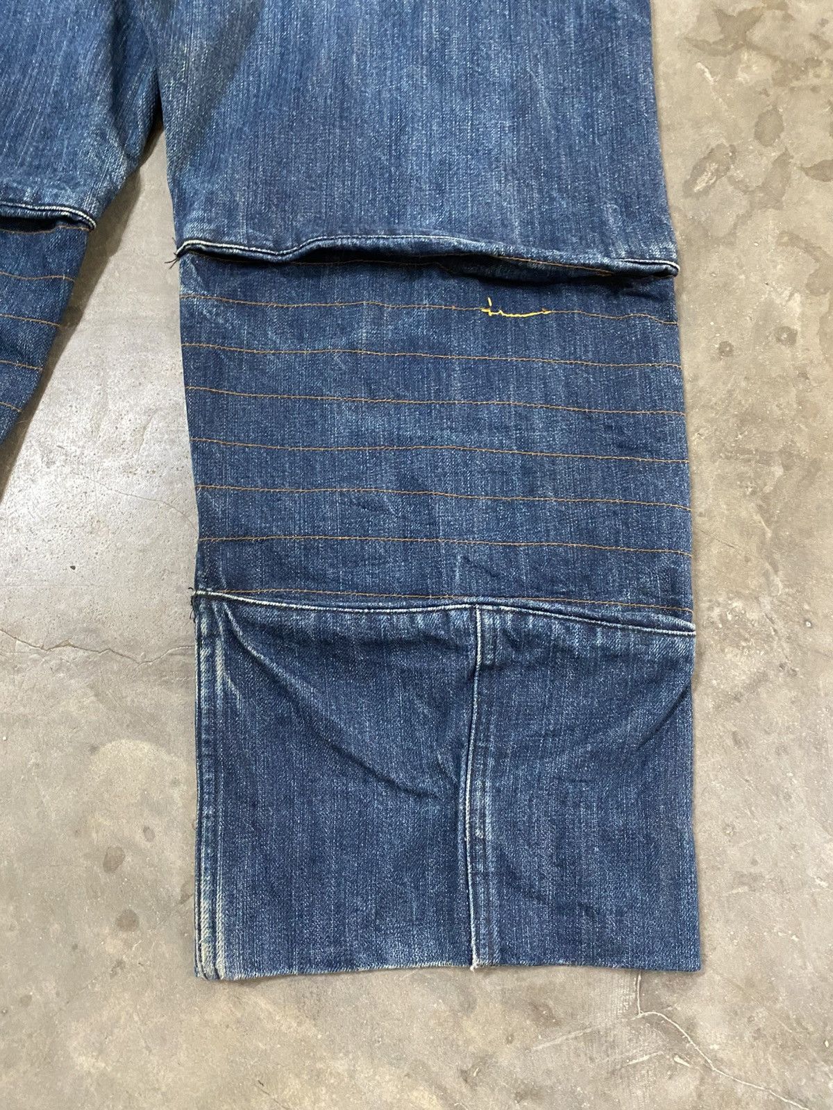 Hysteric Glamour × JNCO Vintage OG Mad Hectic Scout Denim 3 Quarter Jeans act200 Size US 36 / EU 52 - 5 Thumbnail