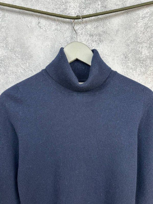 Other Falconeri Cashmere Turtleneck Sweater 100% Cashmere Navy Size S / US 4 / IT 40 - 4 Thumbnail