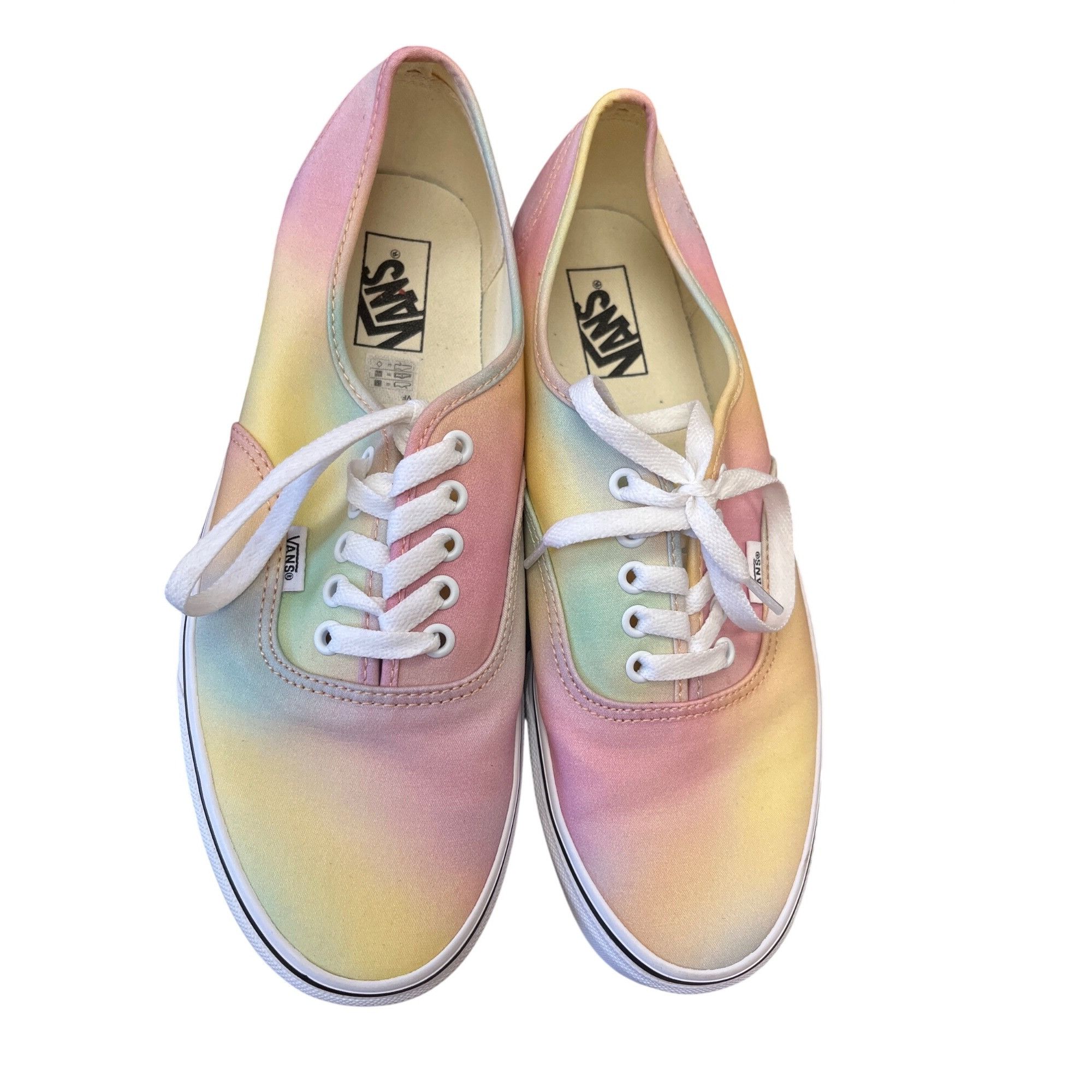 Vans Vans mens womans yellow pink low top sneakers sz 10.5m/12w S Size US 10.5 / EU 43-44 - 14 Thumbnail