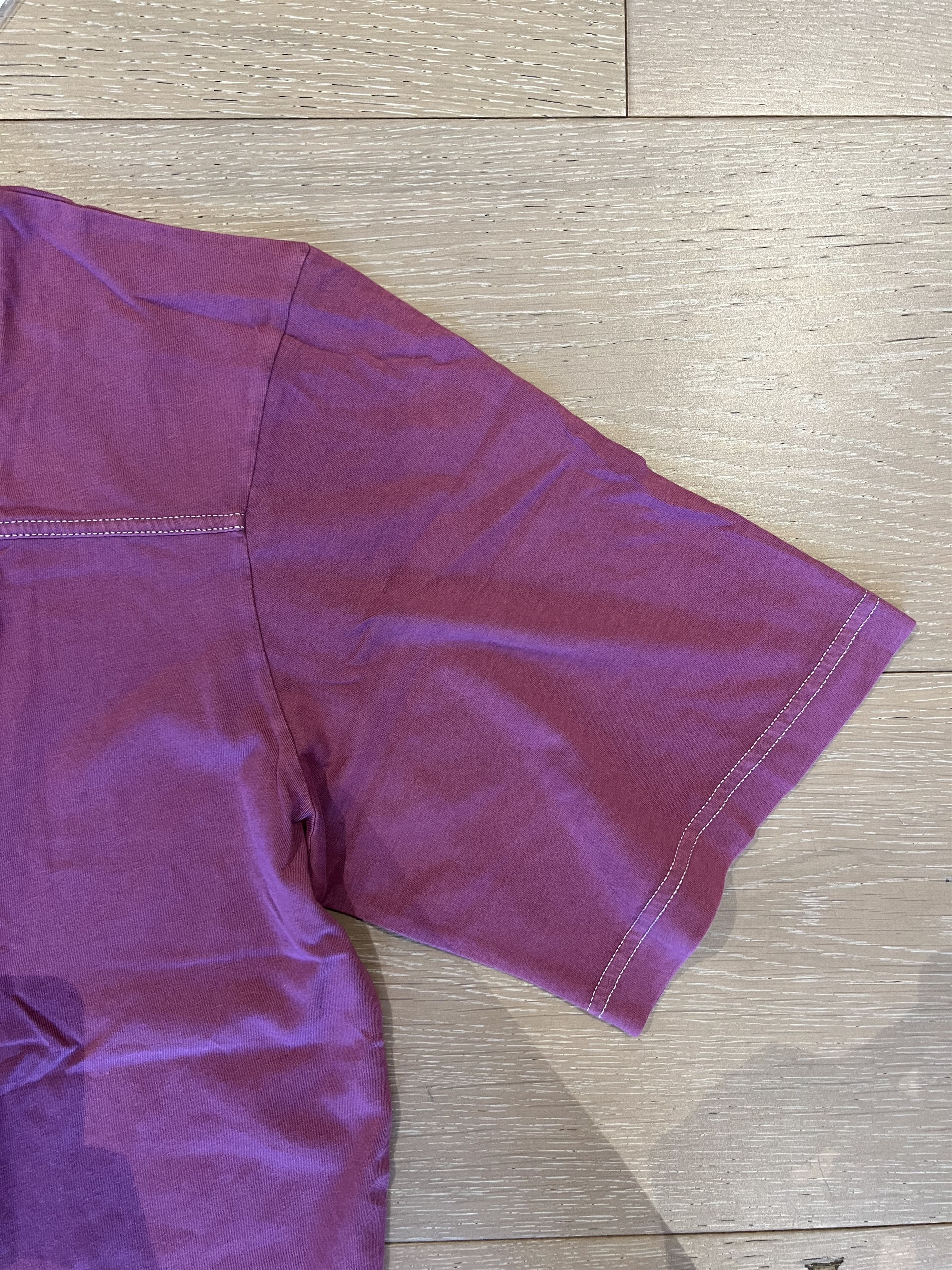 Acne Studios 💚 Acne Studios Embroidered Burgundy T-Shirt Large NEW Size US L / EU 52-54 / 3 - 9 Thumbnail
