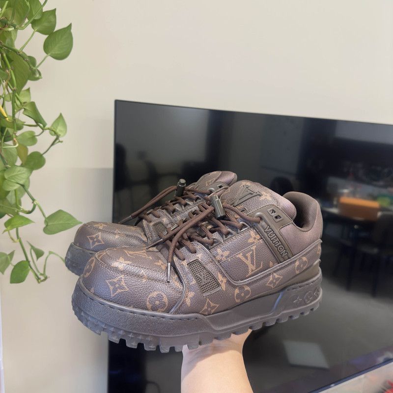 Louis Vuitton Louis Vuitton Trainer Maxi Brown Low-Top Sneakers -2508 Size US 8 / EU 41 - 9 Thumbnail
