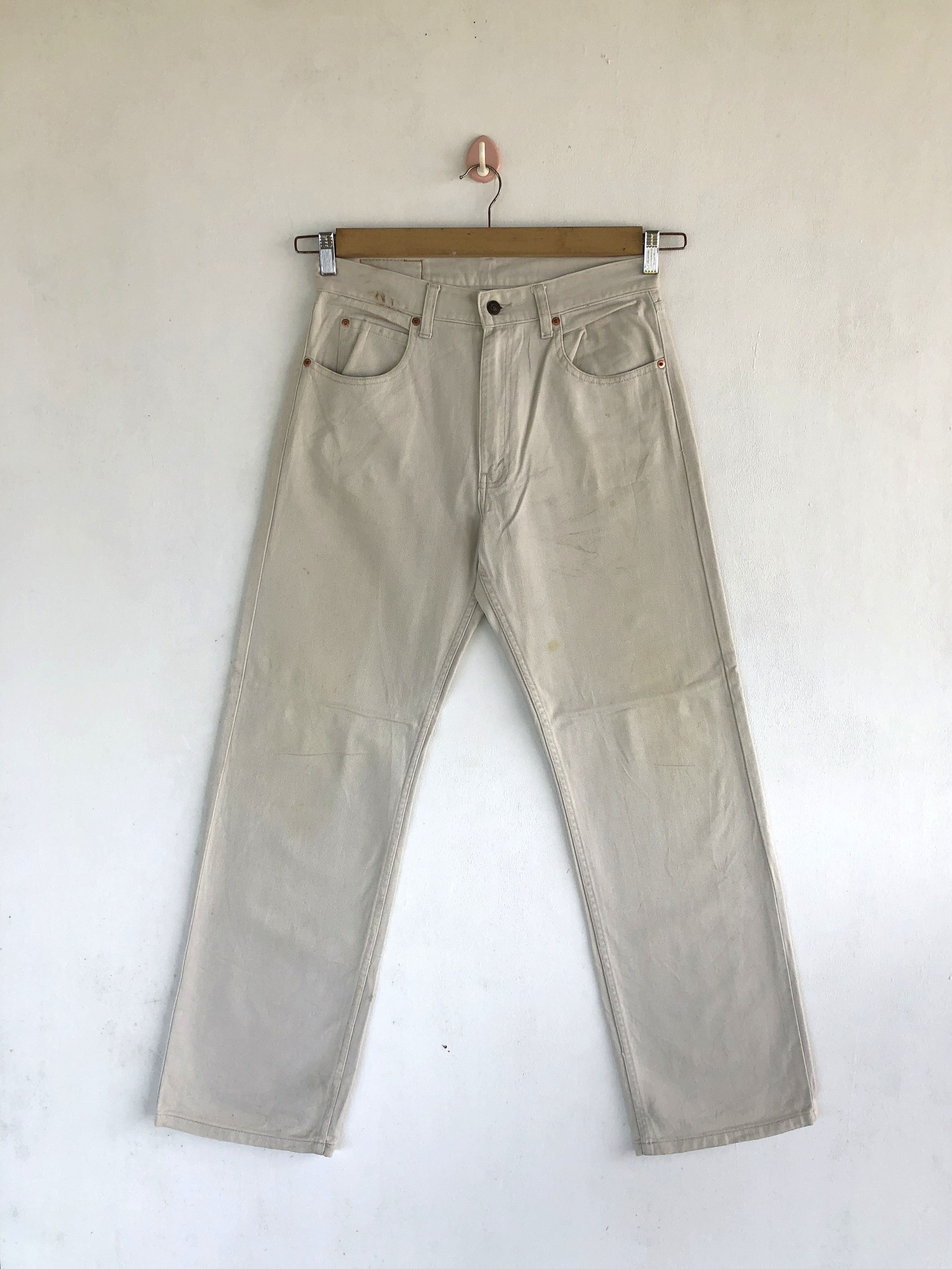 Levi's Vintage Levis 512 Baggy Beige Jeans Levi's Mud Wash Denim Size US 30 / EU 46 - 1 Thumbnail