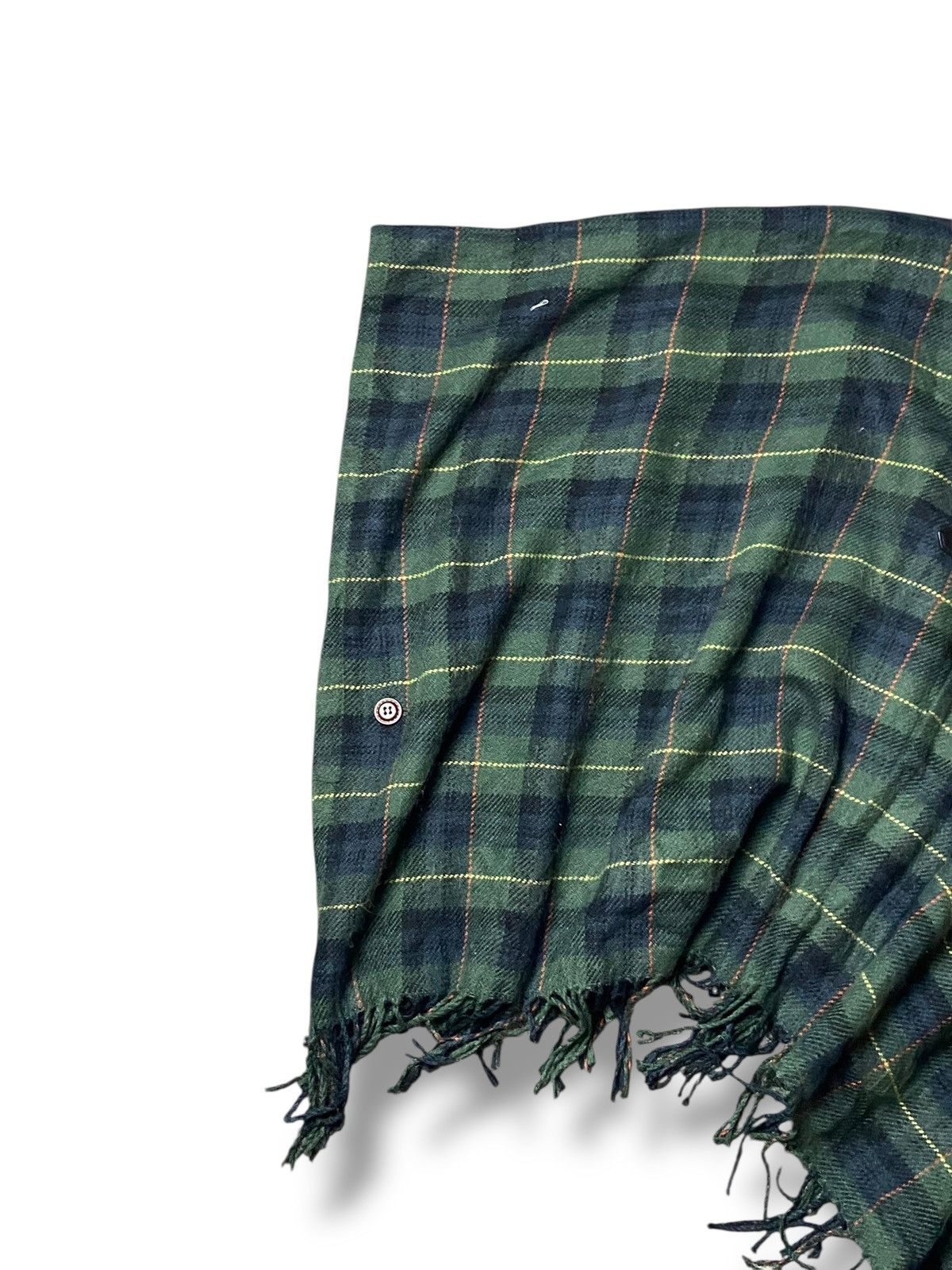 Japanese Brand × Vintage Fantasy University Japanese Brand Checkered Ponchos (121) Size US XXL / EU 58 / 5 - 3 Thumbnail