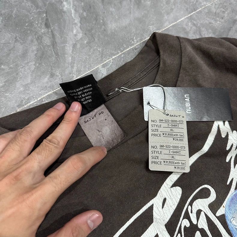 Saint Michael Saint Michael Kongshanji Black Grey Washed Hajime Sorayama Size US XL / EU 56 / 4 - 4 Thumbnail