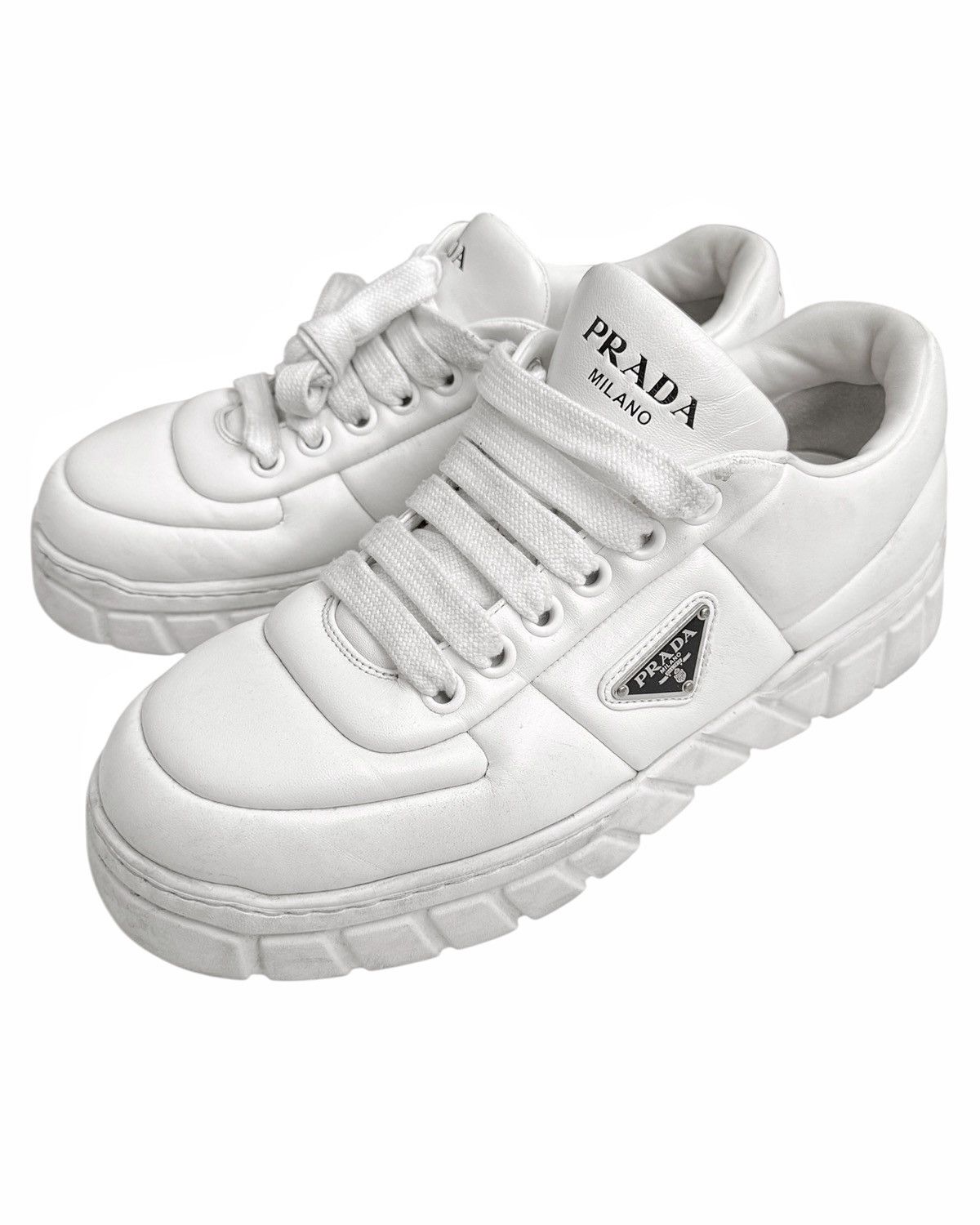 Prada Nappa Leather Puffy Padded Leather Shoe Size US 10 / EU 43 - 2 Thumbnail