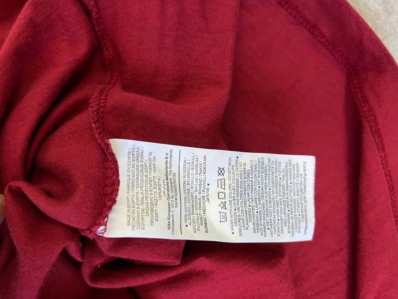 Nike AS Roma 2020/2021 Cotton Nike Maglia T shirt Football Red M Size US M / EU 48-50 / 2 - 14 Thumbnail