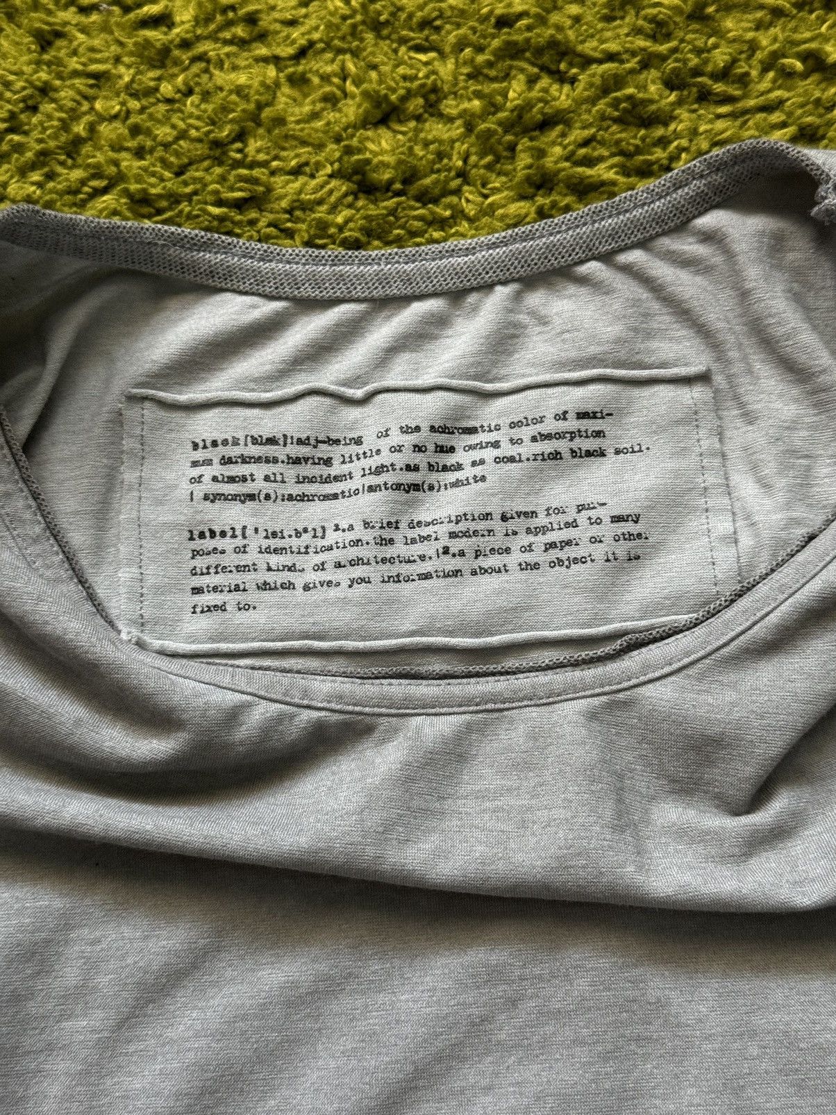 Rundholz Rundholz black line avant Garde graphite grey t-shirt Size S / US 4 / IT 40 - 3 Thumbnail