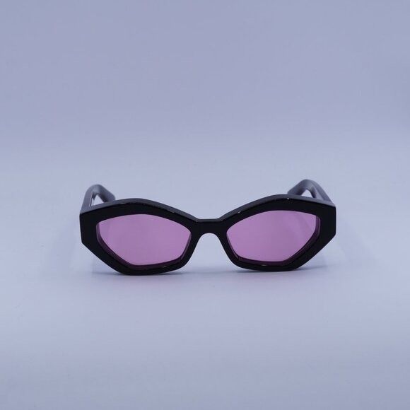 Off-White Off-White OERI144 HILO 1030 Sunglasses Black Cat Eye Frame Size ONE SIZE - 3 Thumbnail
