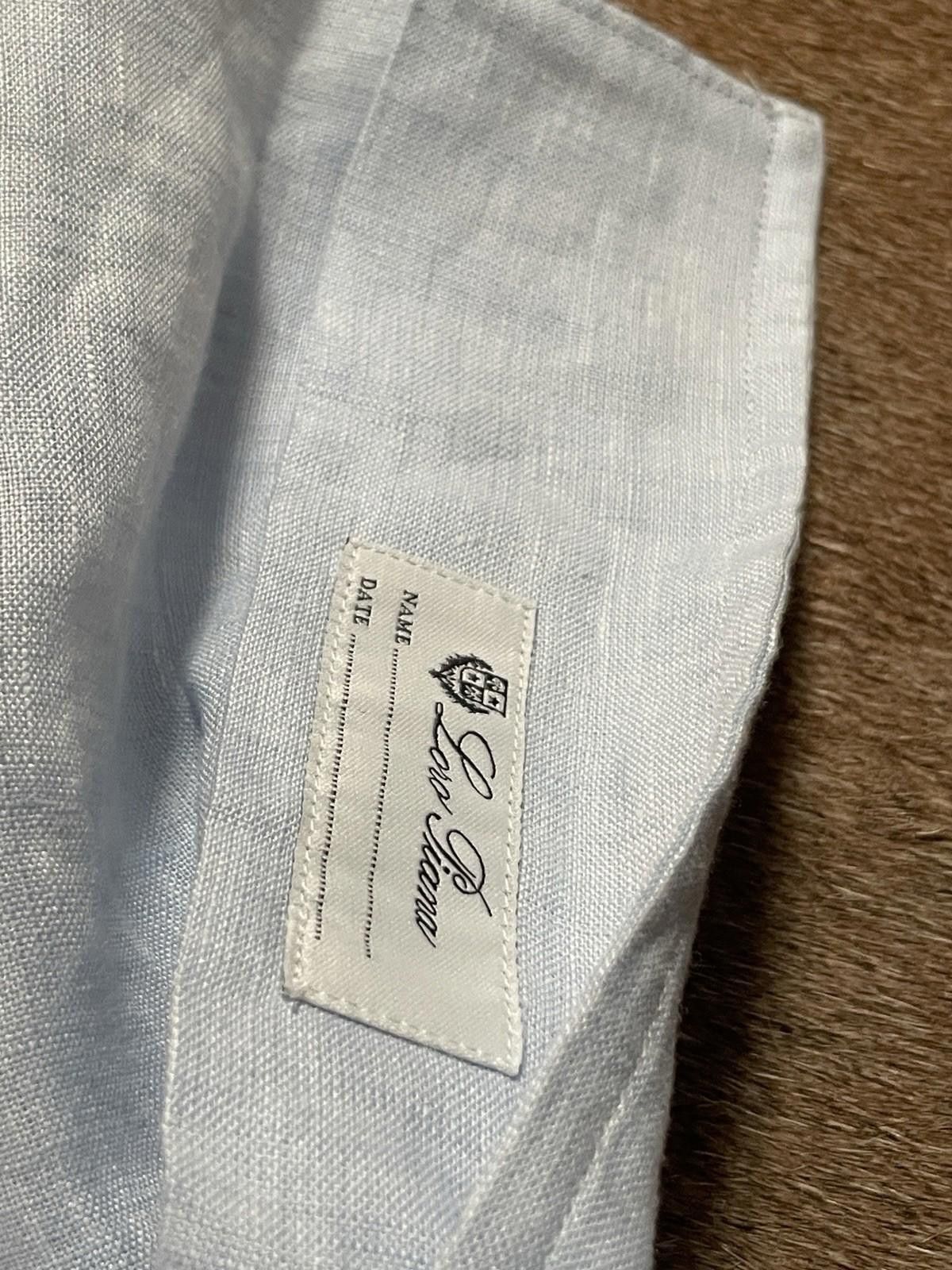 Loro Piana Loro Piana Men's Linen Shirt Size US S / EU 44-46 / 1 - 11 Thumbnail