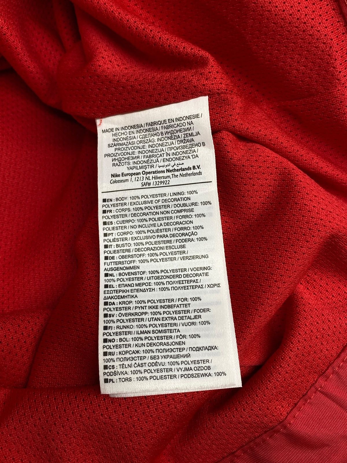 Nike Nike Mainz Hot Red Drill Jacket Size US M / EU 48-50 / 2 - 19 Thumbnail