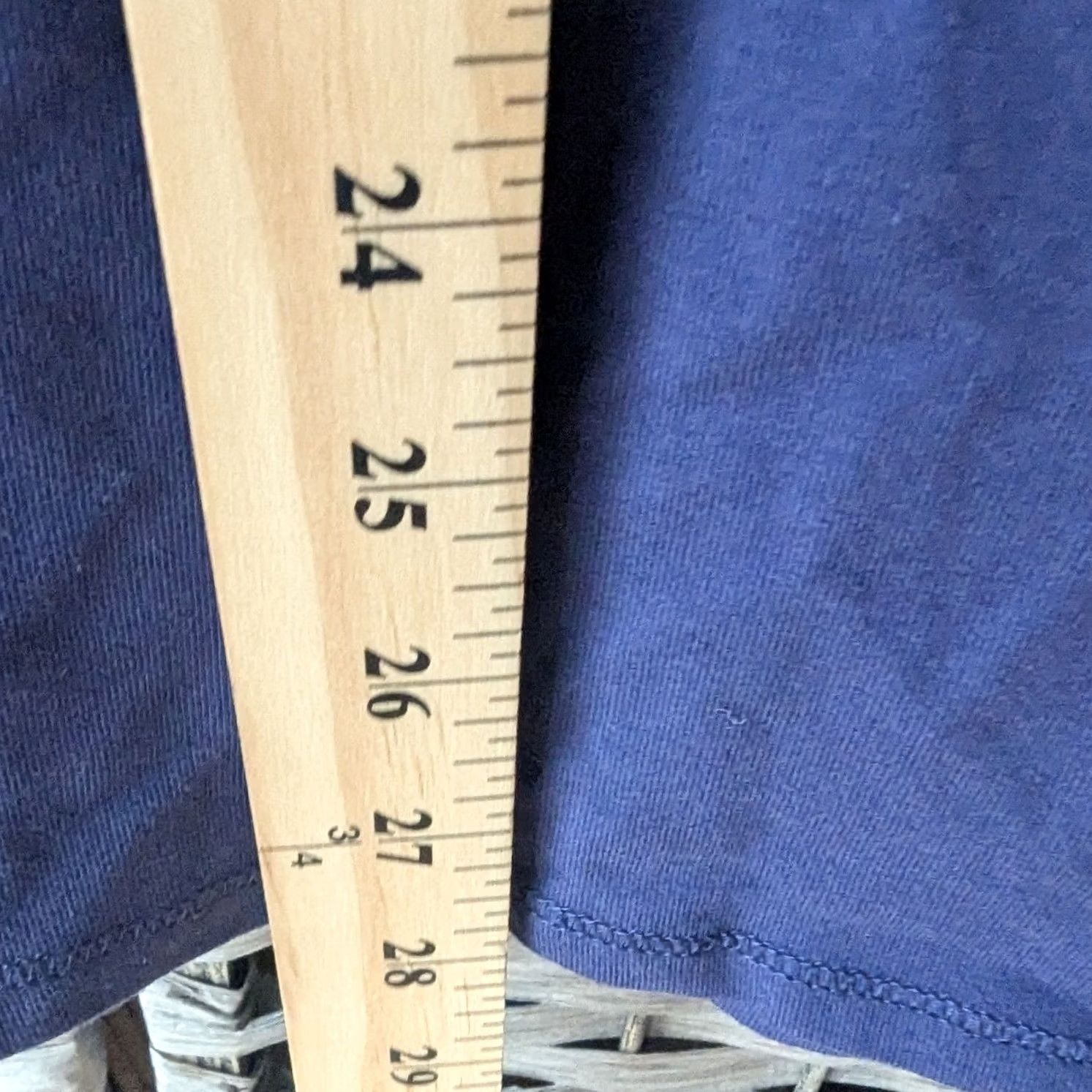 Vintage Belle by Kim Gravel Tank Top Navy Blue Pima Cotton Modal Sz 1X Basics Essential Tank Women's Plus Size Navy Blue Casual Sleeveless Scoop Neck 1X Size XL / US 12-14 / IT 48-50 - 3 Thumbnail