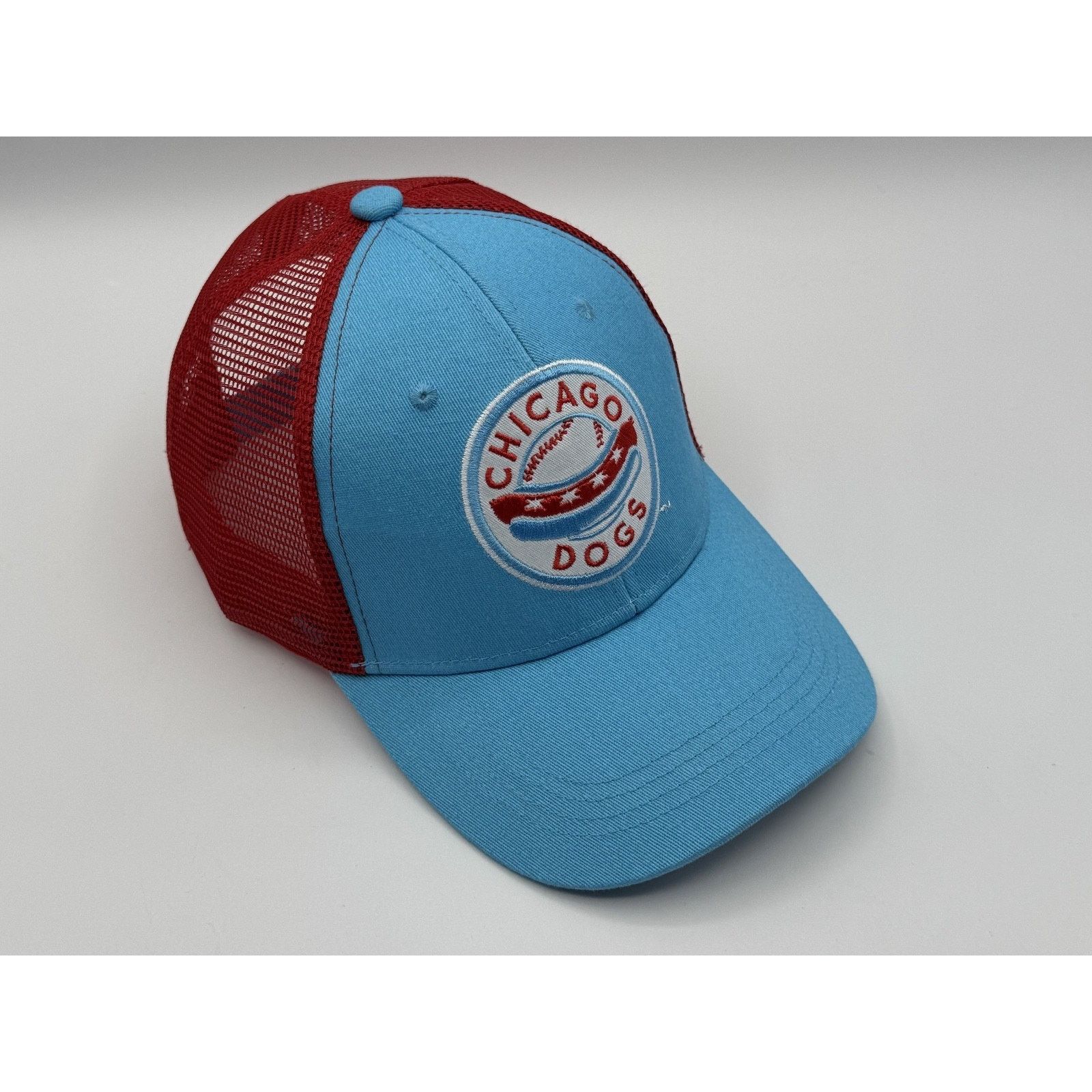 Other Chicago Dogs Independent Baseball Blue w/Red Mesh Trucker Size ONE SIZE - 5 Thumbnail