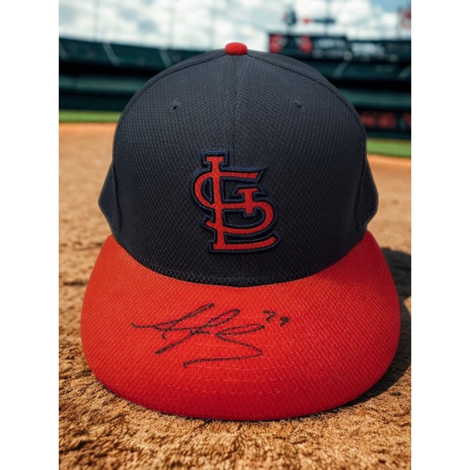 New Era St Louis Cardinals New Era Hat 7 3/4 Alex Reyes Signed Size ONE SIZE - 18 Thumbnail
