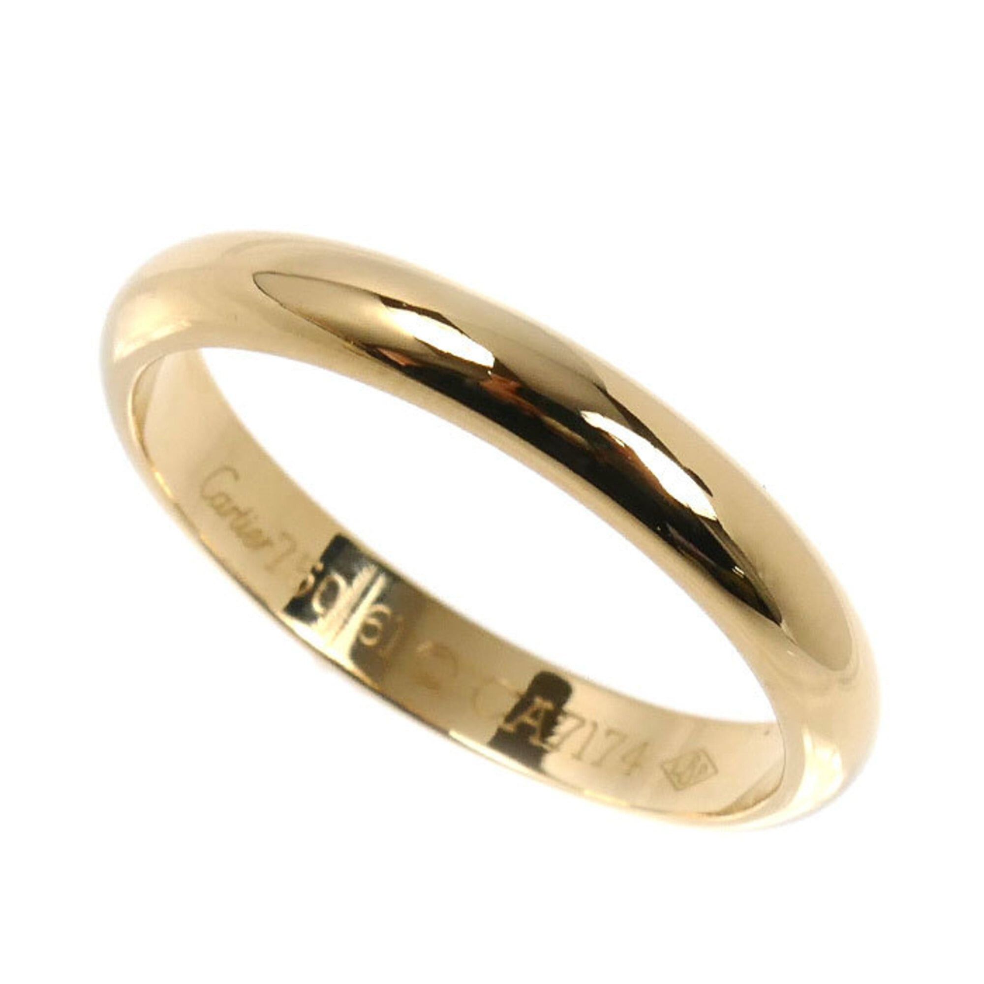 Cartier Cartier 18KYG Yellow Gold 1895 Wedding Ring, Size 61, 4.9g, Men's Size ONE SIZE - 1 Thumbnail