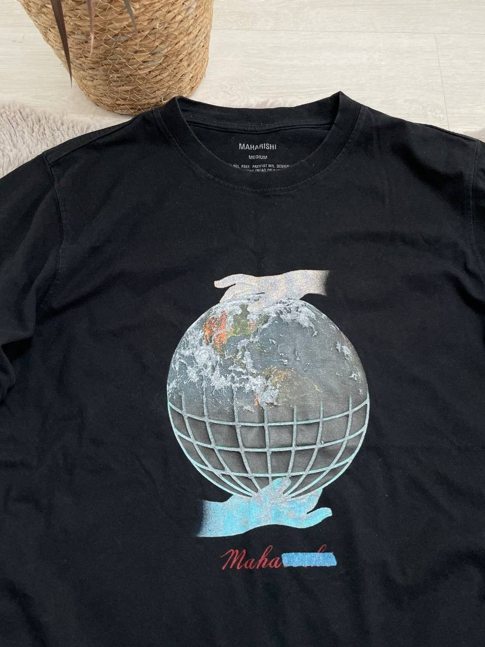 Japanese Brand × Maharishi Maharishi Vintage Tee Big CENTER Logo Oversized Y2k Size US M / EU 48-50 / 2 - 3 Thumbnail
