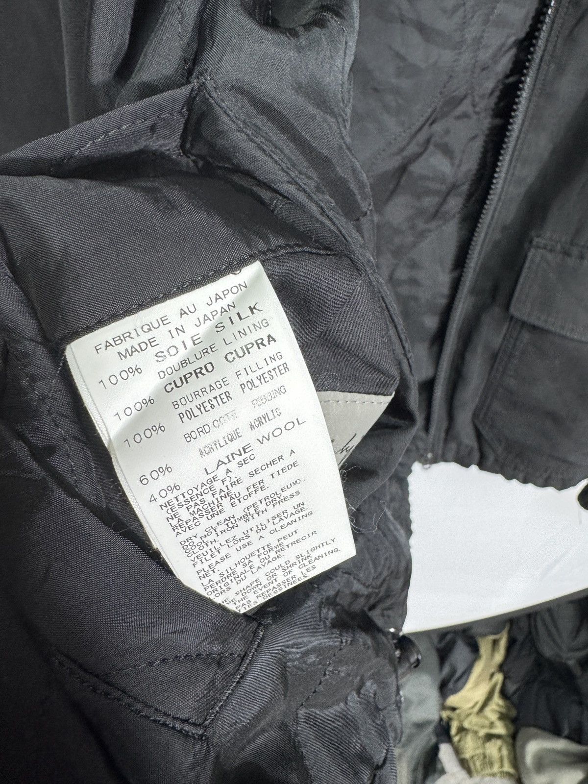 Yohji Yamamoto Yohji Yamamoto AW15 Silk Bomber Jacket Cropped Boxy Size US M / EU 48-50 / 2 - 3 Thumbnail