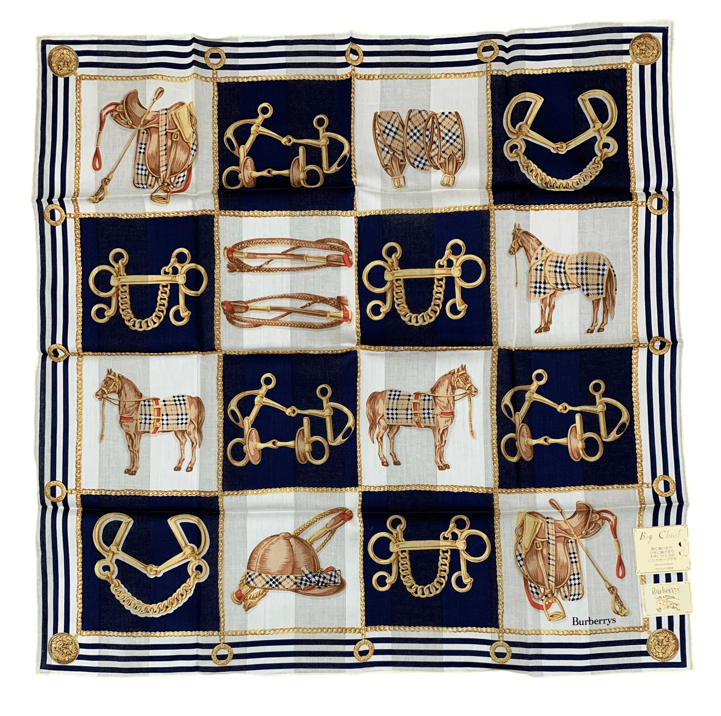 Burberry Burberrys Handkerchief / Neckerchief HKA1023 Size ONE SIZE - 1 Thumbnail