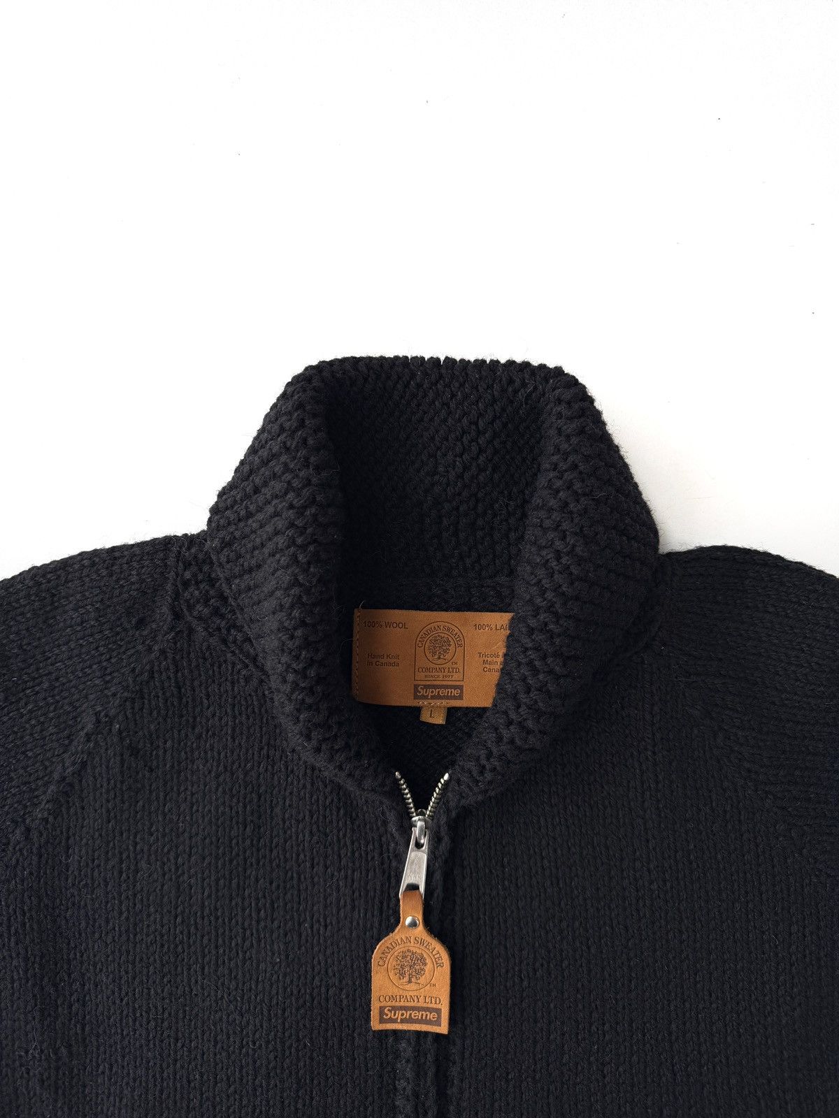 Supreme Supreme Camacho Cowichan Knit Sweater FW23 Black / Green Size US L / EU 52-54 / 3 - 9 Thumbnail