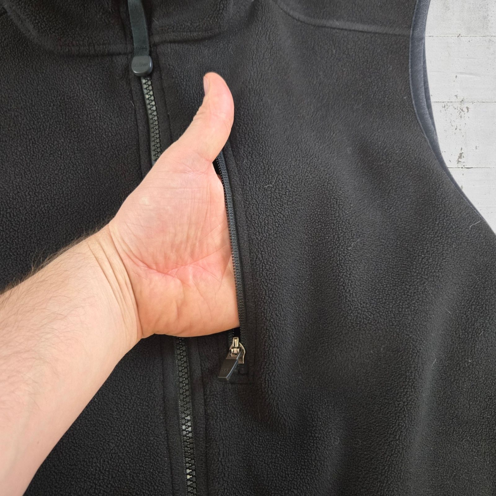 L.L. Bean L L Bean Black Fleece Vest Size Medium Size US M / EU 48-50 / 2 - 7 Thumbnail