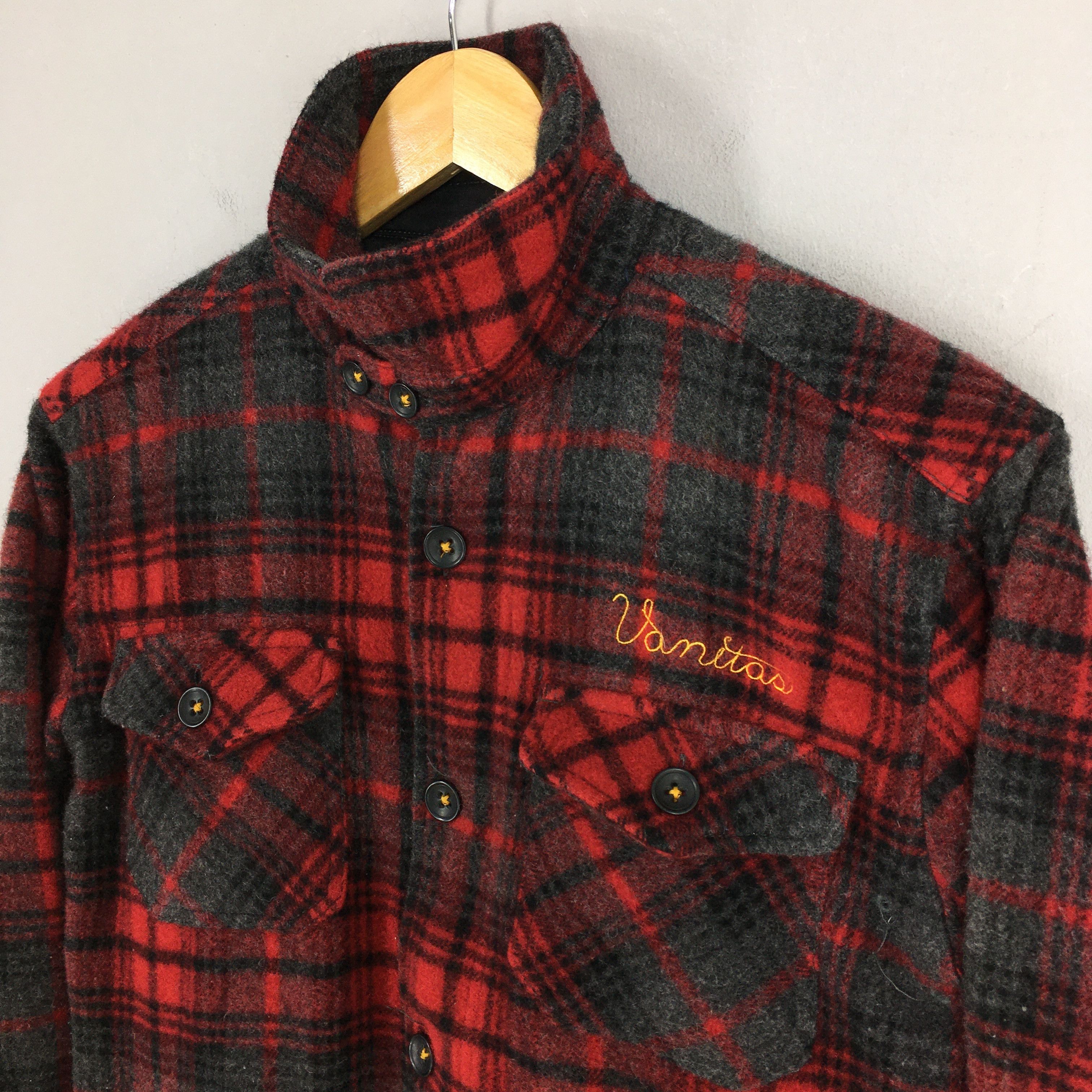 ABAHOUSE × In The Attic × Tornado Mart Vintage Abahouse Japan Thick Tartan Checked Shirt Medium Size US M / EU 48-50 / 2 - 3 Thumbnail