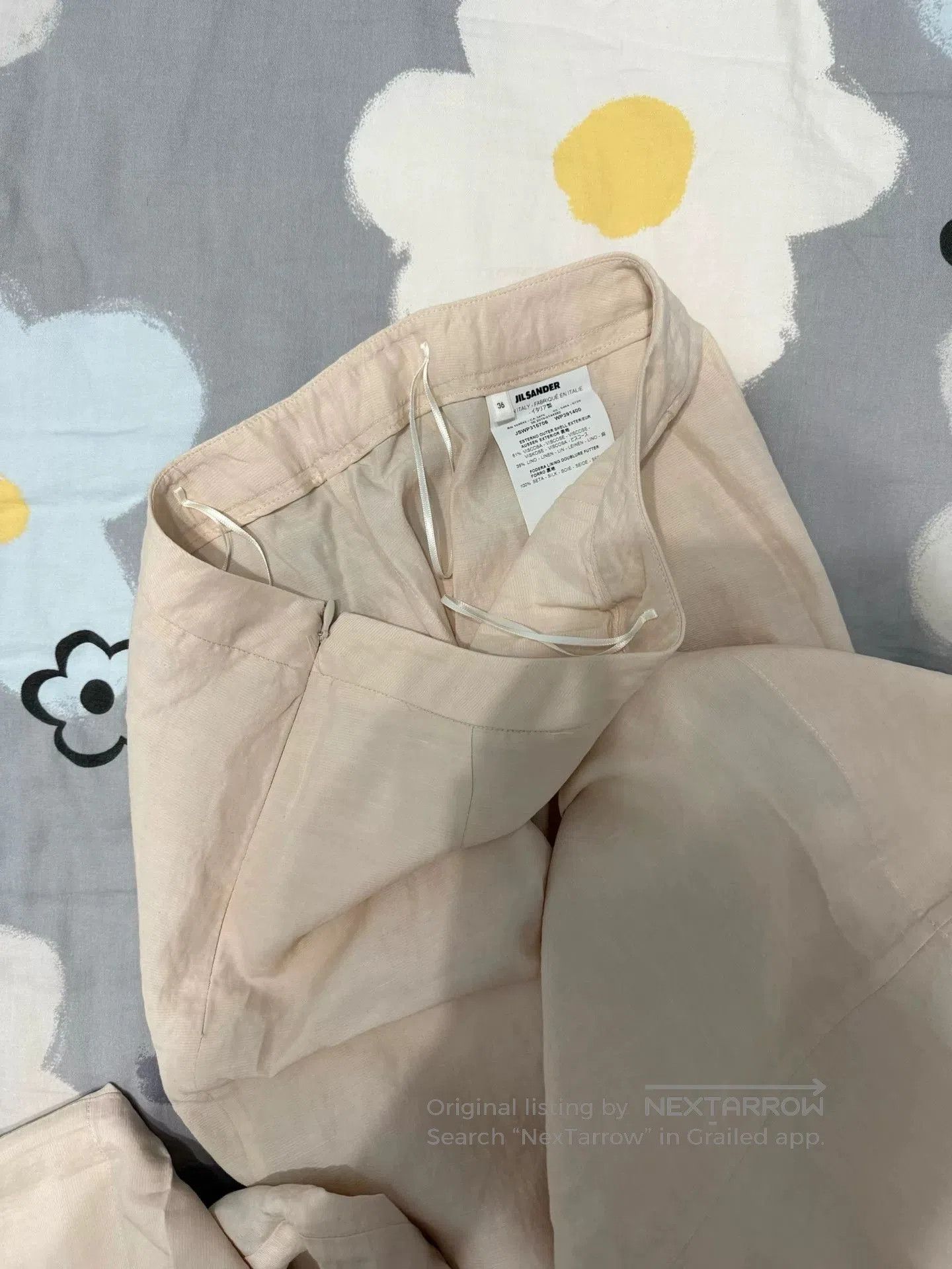 Jil Sander Jil Sander Lightweight Pink Trousers. Size 26" / US 2 / IT 38 - 2 Thumbnail