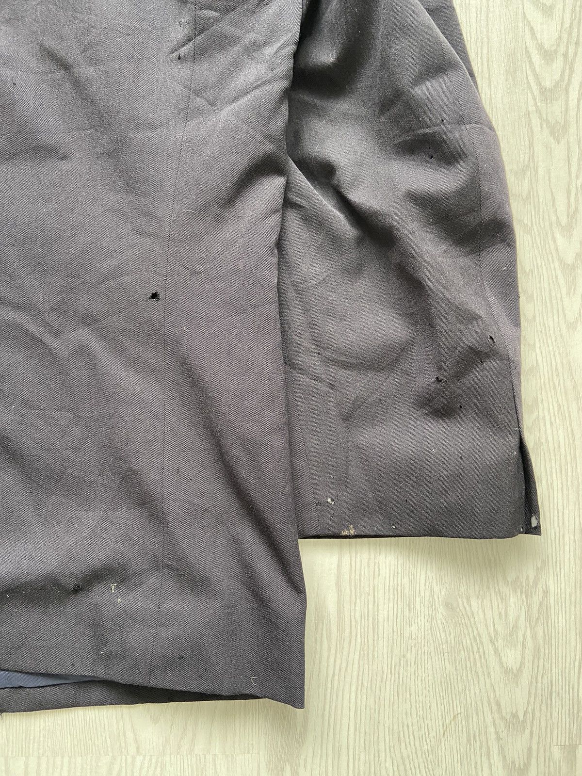 Thierry Mugler Vintage 1990’s Theirry Mugler Wool ‘Scattered Shots’ Jacket Size 46R - 9 Thumbnail