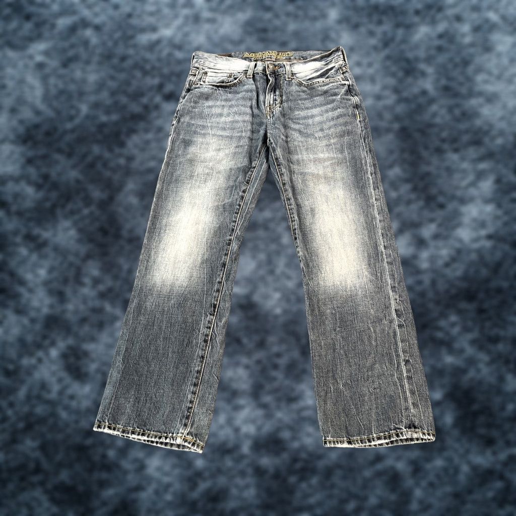American Eagle Outfitters American Eagle Outfitters Jeans Men 28x28 Distressed Straight Denim Blue 5-Pocket Regular Inseam 28 Size US 28 / EU 44 - 1 Thumbnail
