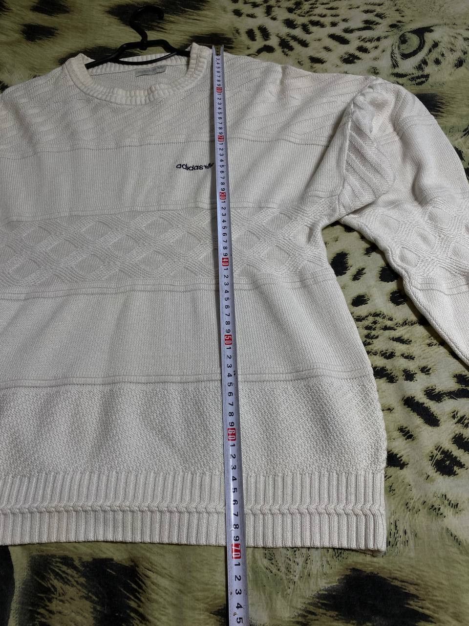 Adidas × Vintage Vintage Adidas 90s Knit Sweater Jumper Size US M / EU 48-50 / 2 - 19 Thumbnail