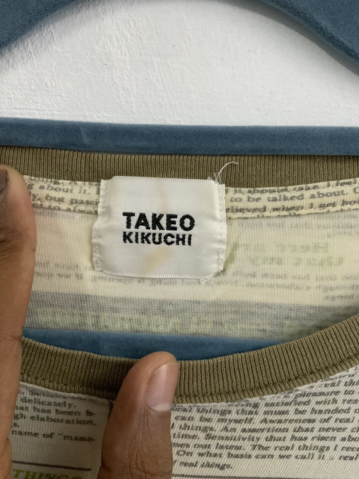 Japanese Brand Vintage Takeo Kikuchi Japan Made Tee Size US S / EU 44-46 / 1 - 7 Thumbnail