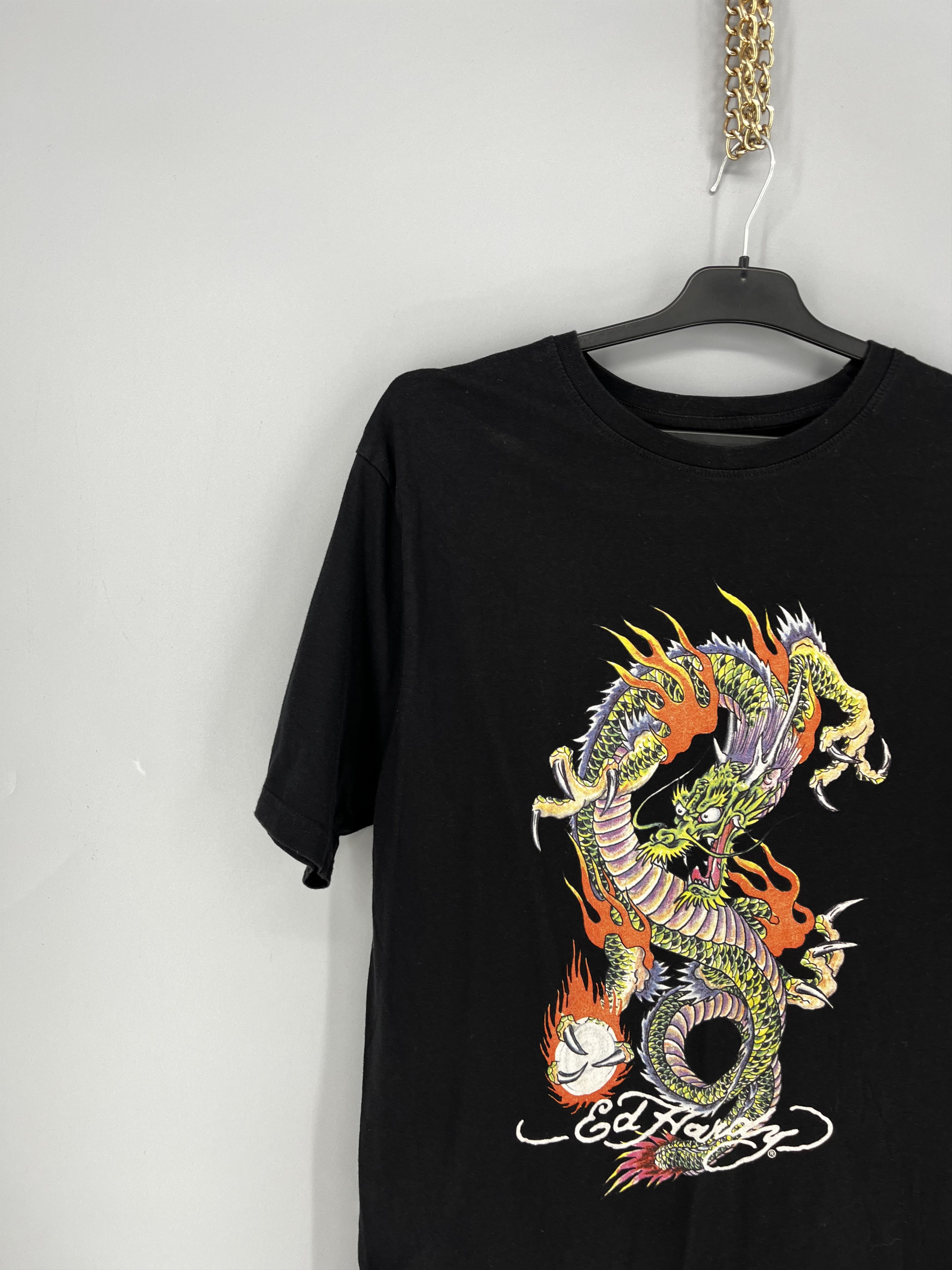 Ed Hardy Vintage Ed Hardy Dragon Graphic Tee Y2K 00s Alternative Size US XL / EU 56 / 4 - 4 Thumbnail