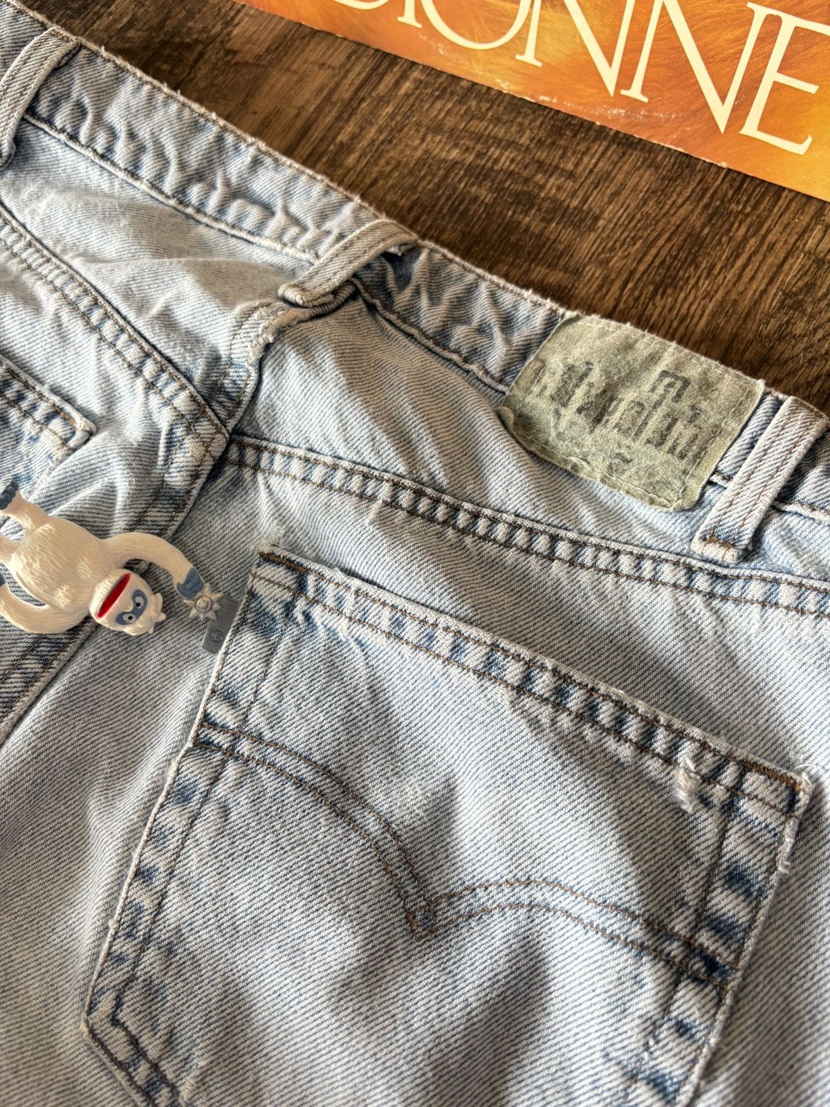 Levi's Vintage Clothing 90s Levis Silver-tab 33x31 Baggy Denim Cut Hem Size US 33 - 2 Thumbnail