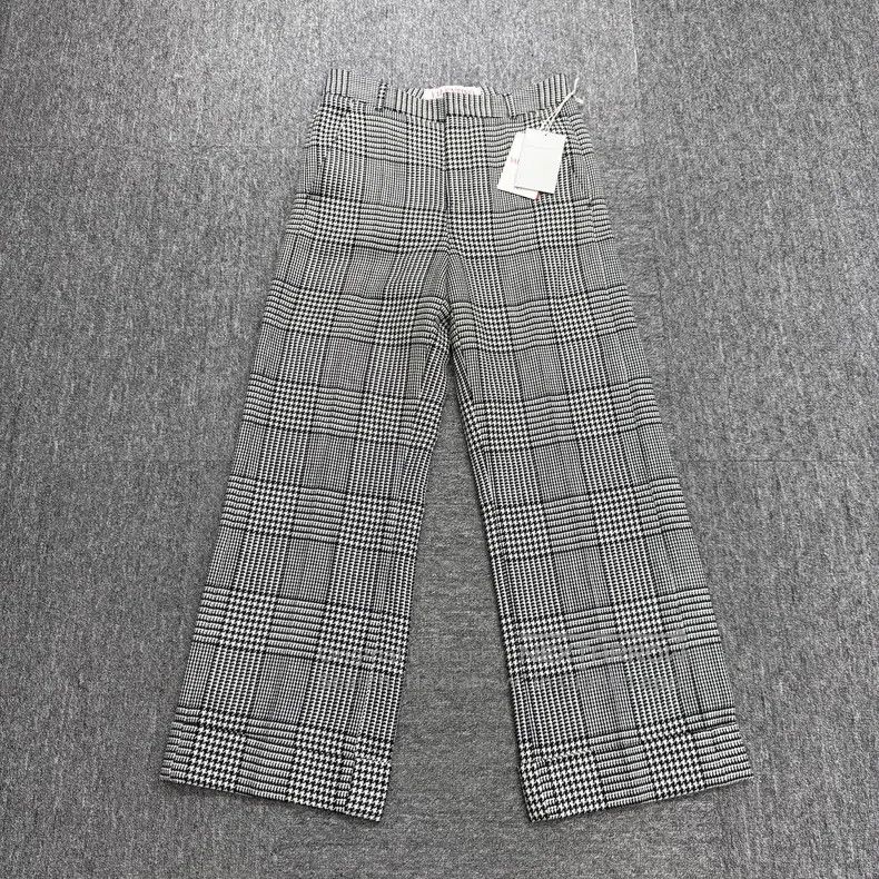 Valentino Valentino Houndstooth wool slacks Size 28" / US 6 / IT 42 - 1 Thumbnail